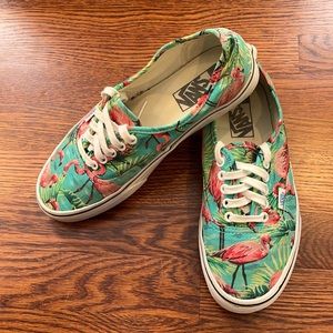 vans turquoise et gris